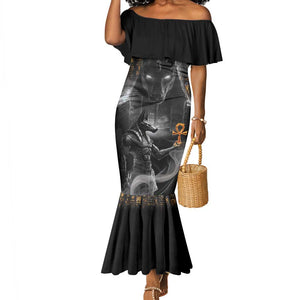 Mythical Anubis Mermaid Dress The Egyptian God of Death