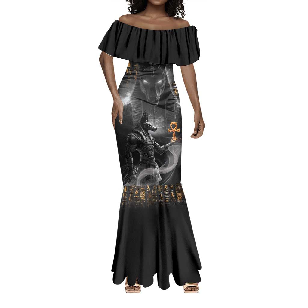 Mythical Anubis Mermaid Dress The Egyptian God of Death