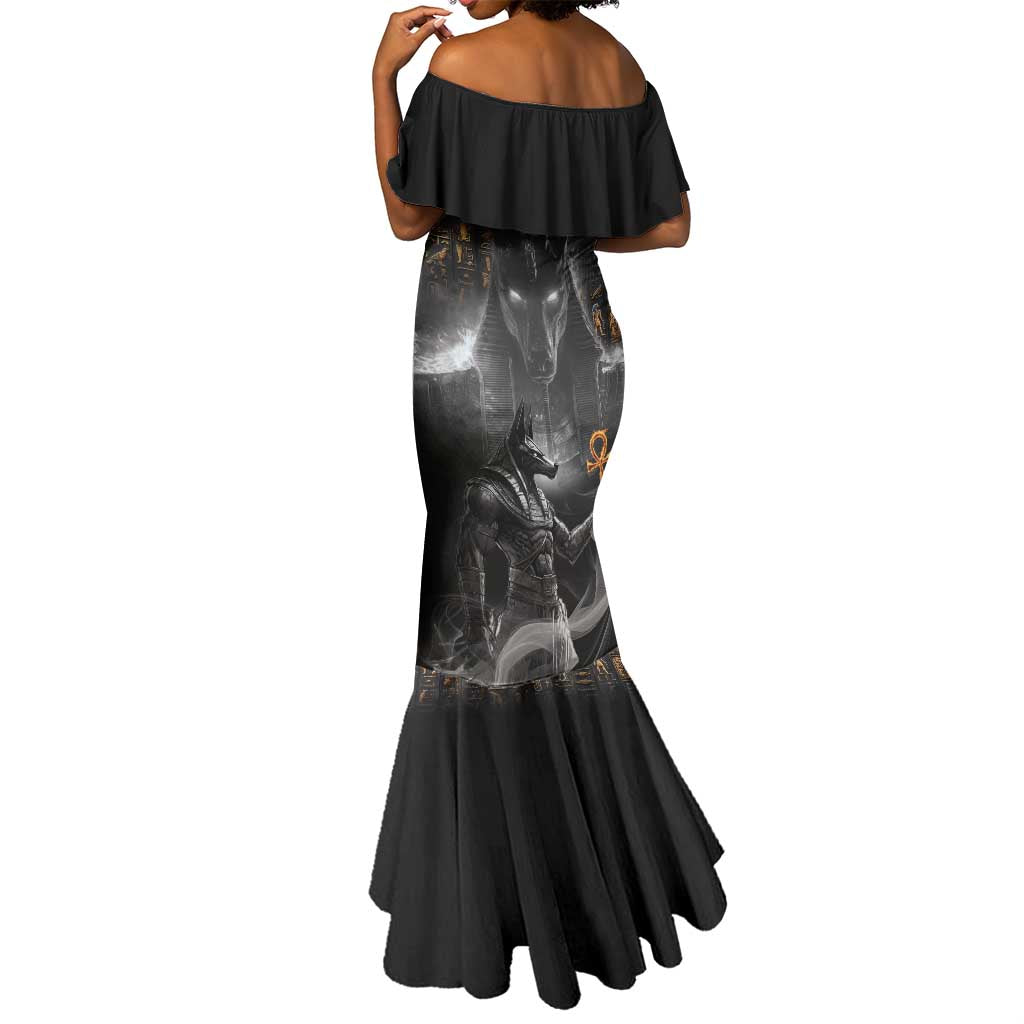 Mythical Anubis Mermaid Dress The Egyptian God of Death