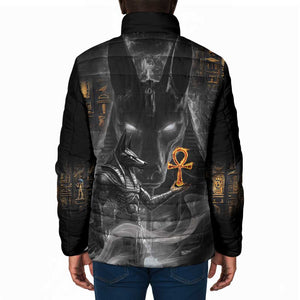 Mythical Anubis Padded Jacket The Egyptian God of Death