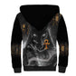 Mythical Anubis Sherpa Hoodie The Egyptian God of Death