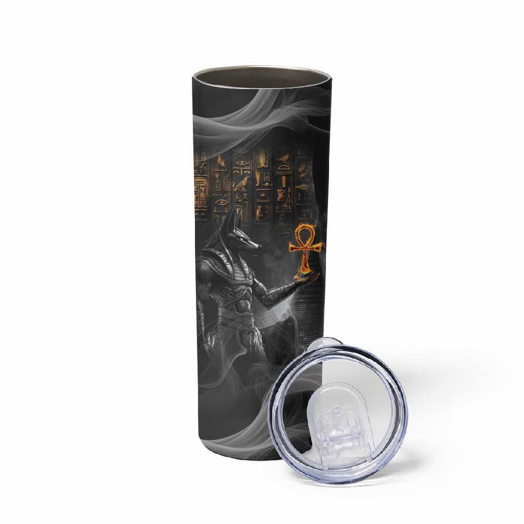 Mythical Anubis Skinny Tumbler The Egyptian God of Death