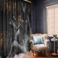 Mythical Anubis Window Curtain The Egyptian God of Death