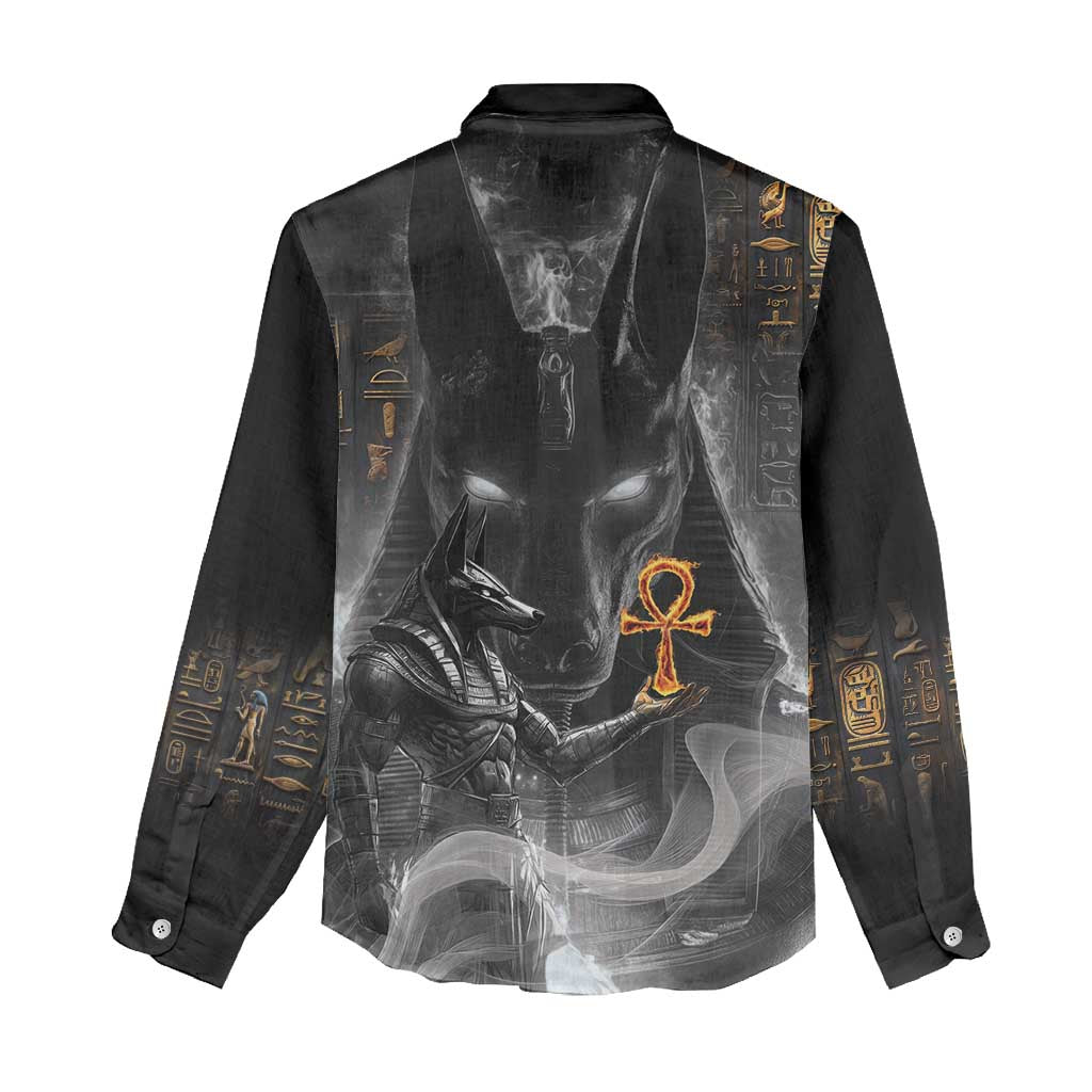 Mythical Anubis Women Casual Shirt The Egyptian God of Death LT9