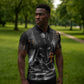 Mythical Anubis Zipper Polo Shirt The Egyptian God of Death