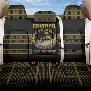Eritrea Martyrs Day June 20 Back Car Seat Cover Never Forgotten Proud Eritrean Heritage Black Version