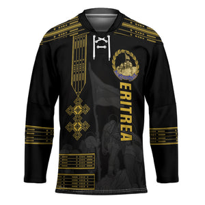 Eritrea Martyrs Day June 20 Hockey Jersey Never Forgotten Proud Eritrean Heritage Black Version