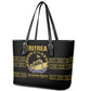 Eritrea Martyrs Day June 20 Leather Tote Bag Never Forgotten Proud Eritrean Heritage Black Version
