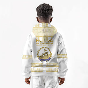Eritrea Martyrs Day June 20 Kid Hoodie Never Forgotten Proud Eritrean Heritage White Version