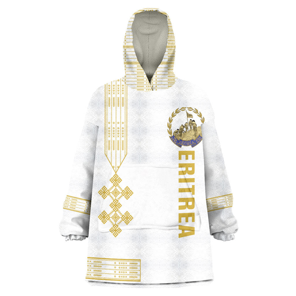 Eritrea Martyrs Day June 20 Kid Wearable Blanket Hoodie Never Forgotten Proud Eritrean Heritage White Version