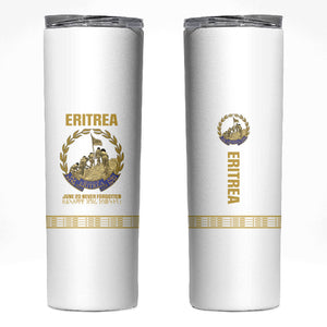 Eritrea Martyrs Day June 20 Skinny Tumbler Never Forgotten Proud Eritrean Heritage White Version