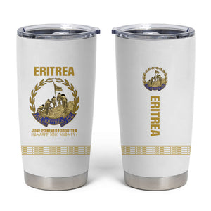 Eritrea Martyrs Day June 20 Tumbler Cup Never Forgotten Proud Eritrean Heritage White Version