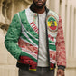Ethiopia In My Blood Bomber Puffer Jacket Lion Of Judah In My Heart