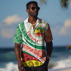 Ethiopia In My Blood Hawaiian Shirt Lion Of Judah In My Heart