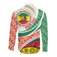 Ethiopia In My Blood Long Sleeve Button Shirt Lion Of Judah In My Heart