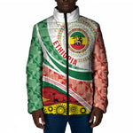 Ethiopia In My Blood Padded Jacket Lion Of Judah In My Heart