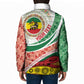 Ethiopia In My Blood Padded Jacket Lion Of Judah In My Heart
