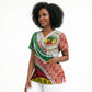 Ethiopia In My Blood Scrub Top Lion Of Judah In My Heart