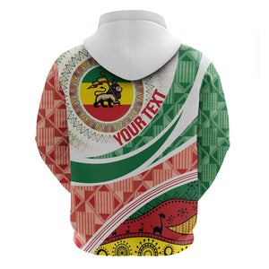 Ethiopia In My Blood Zip Hoodie Lion Of Judah In My Heart