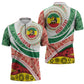 Ethiopia In My Blood Zipper Polo Shirt Lion Of Judah In My Heart