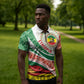 Ethiopia In My Blood Zipper Polo Shirt Lion Of Judah In My Heart