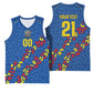 DR Congo Kopo ya Mokili Custom Basketball Jersey Kuba Kingdom Pattern Edition