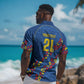 DR Congo Kopo ya Mokili Custom Hawaiian Shirt Kuba Kingdom Pattern Edition LT9