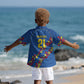 DR Congo Kopo ya Mokili Custom Kid Hawaiian Shirt Kuba Kingdom Pattern Edition LT9