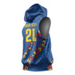 DR Congo Kopo ya Mokili Custom Sleeveless Hoodie Kuba Kingdom Pattern Edition