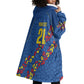 DR Congo Kopo ya Mokili Custom Wearable Blanket Hoodie Kuba Kingdom Pattern Edition