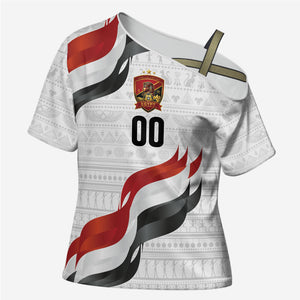 Egypt Custom Cross Shoulder Shirt Pharaoh Legacy Edition
