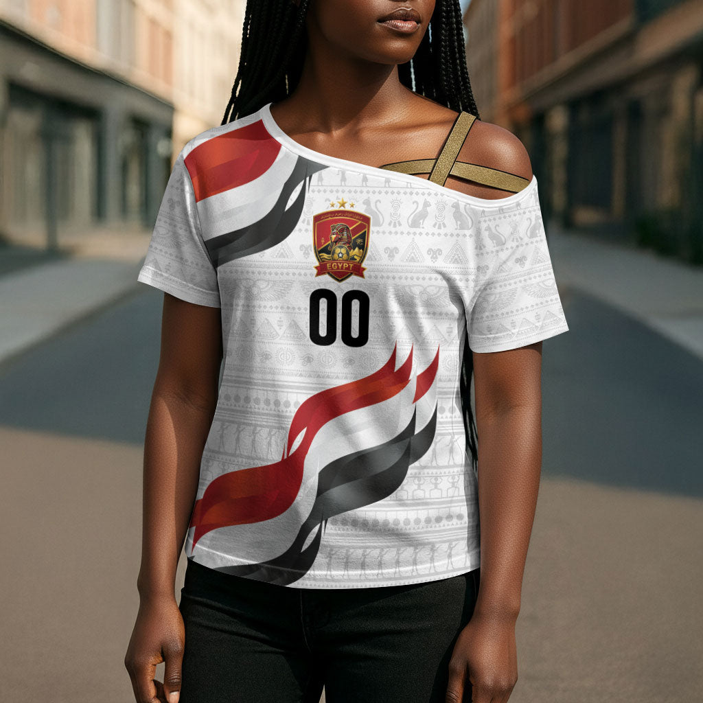Egypt Custom Cross Shoulder Shirt Pharaoh Legacy Edition