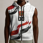 Egypt Custom Sleeveless Zip Hoodie Pharaoh Legacy Edition