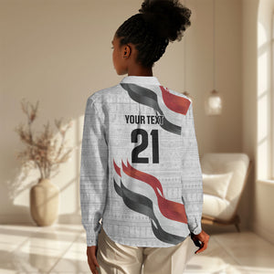 Egypt Custom Women Casual Shirt Pharaoh Legacy Edition