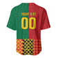 Ghana Wiase Kuruwa Custom Baseball Jersey Kente Pride Edition