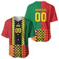 Ghana Wiase Kuruwa Custom Baseball Jersey Kente Pride Edition