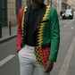 Ghana Wiase Kuruwa Custom Blazer Kente Pride Edition