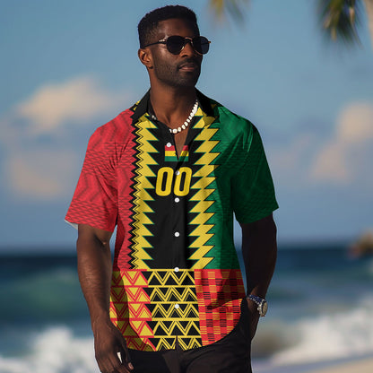 Ghana Wiase Kuruwa Custom Hawaiian Shirt Kente Pride Edition