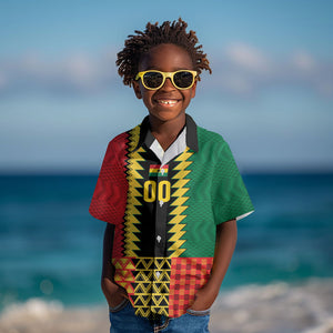 Ghana Wiase Kuruwa Custom Kid Hawaiian Shirt Kente Pride Edition