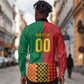 Ghana Wiase Kuruwa Custom Long Sleeve Button Shirt Kente Pride Edition
