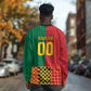 Ghana Wiase Kuruwa Custom Long Sleeve Shirt Kente Pride Edition