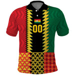 Ghana Wiase Kuruwa Custom Polo Shirt Kente Pride Edition