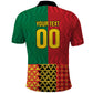 Ghana Wiase Kuruwa Custom Polo Shirt Kente Pride Edition