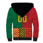 Ghana Wiase Kuruwa Custom Sherpa Hoodie Kente Pride Edition