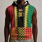 Ghana Wiase Kuruwa Custom Sleeveless Hoodie Kente Pride Edition