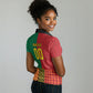 Ghana Wiase Kuruwa Custom Women Polo Shirt Kente Pride Edition