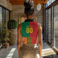 Ghana Wiase Kuruwa Custom Women Sleeveless Polo Shirt Kente Pride Edition