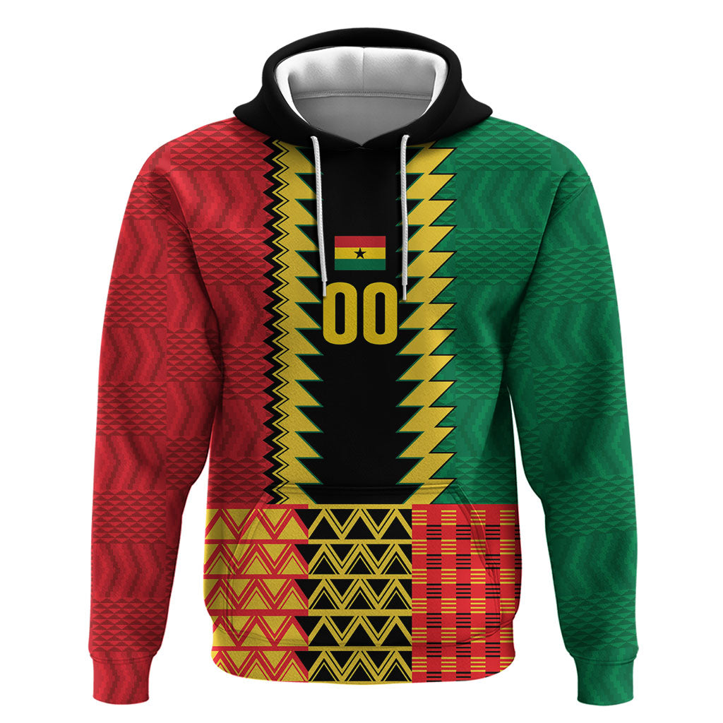 Ghana Wiase Kuruwa Custom Zip Hoodie Kente Pride Edition