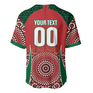 Morocco Yalla Vamos 2026 Custom Baseball Jersey Zellige Mosaic Edition