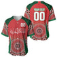 Morocco Yalla Vamos 2026 Custom Baseball Jersey Zellige Mosaic Edition